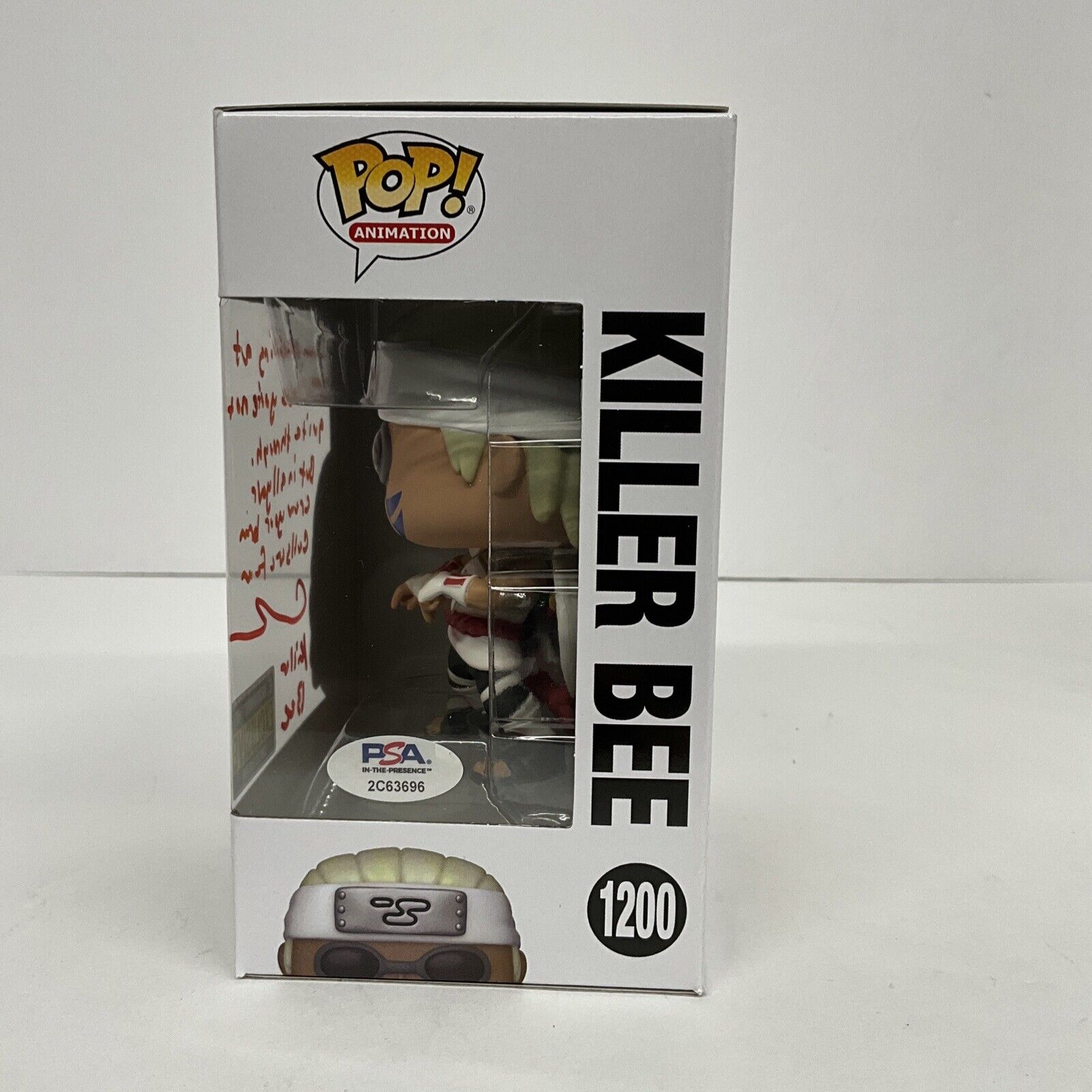 CATERO COLBERT SIGNED KILLER BEE NARUTO FUNKO POP 1200 +QUOTE PSA 2C63696