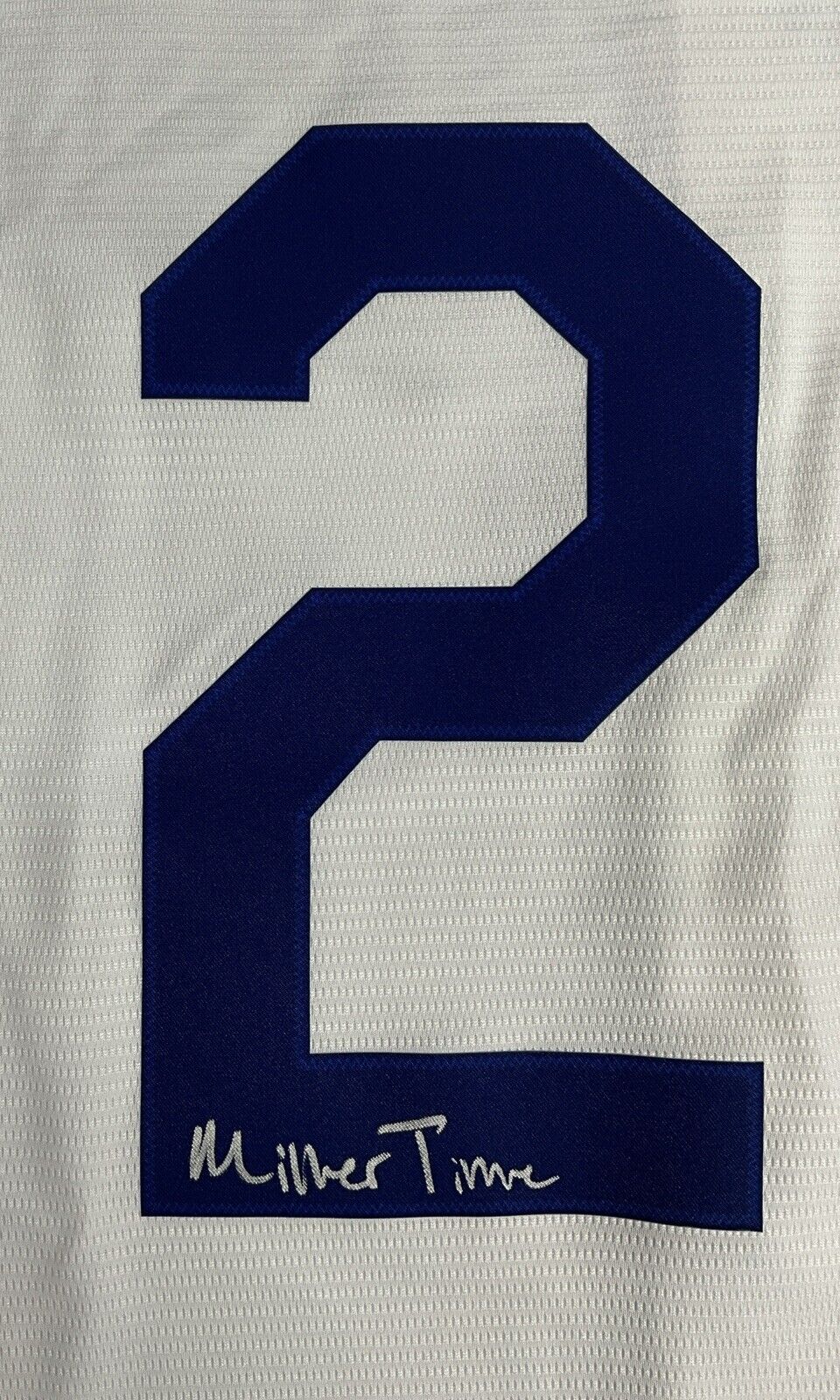 BOBBY MILLER SIGNED DODGERS NIKE JERSEY "MILLER TIME" INSCRIP BECKETT 1W826533