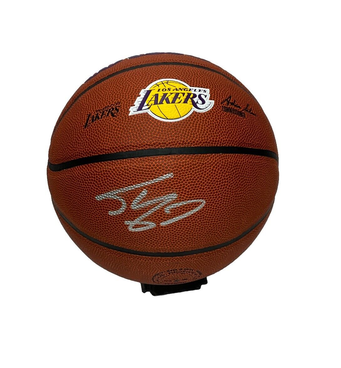 SHAQUILLE O'NEAL SIGNED LOS ANGELES LAKERS WILSON LOGO BASKETBALL BAS 1W489440