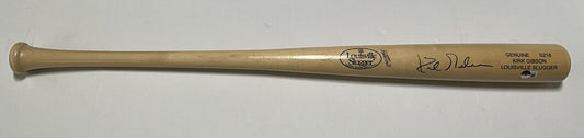 KIRK GIBSON DODGERS TIGERS SIGNED LOUISVILLE SLUGGER GAME MODEL BAT BAS W140590