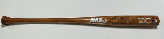 MAX MUNCY DODGERS SIGNED GOLD MAXBAT GAME MODEL BAT "GIANT KILLER" BAS WZ79405