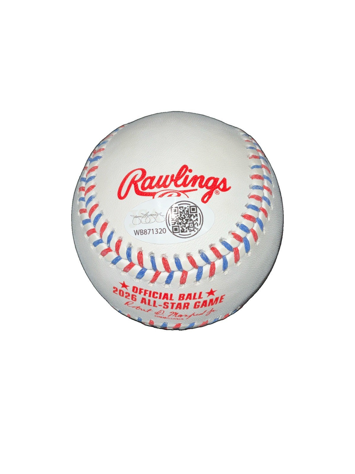 JUSTIN WROBLESKI DODGERS WS CHAMPION SIGNED 2026 ALL STAR GAME BASEBALL JSA