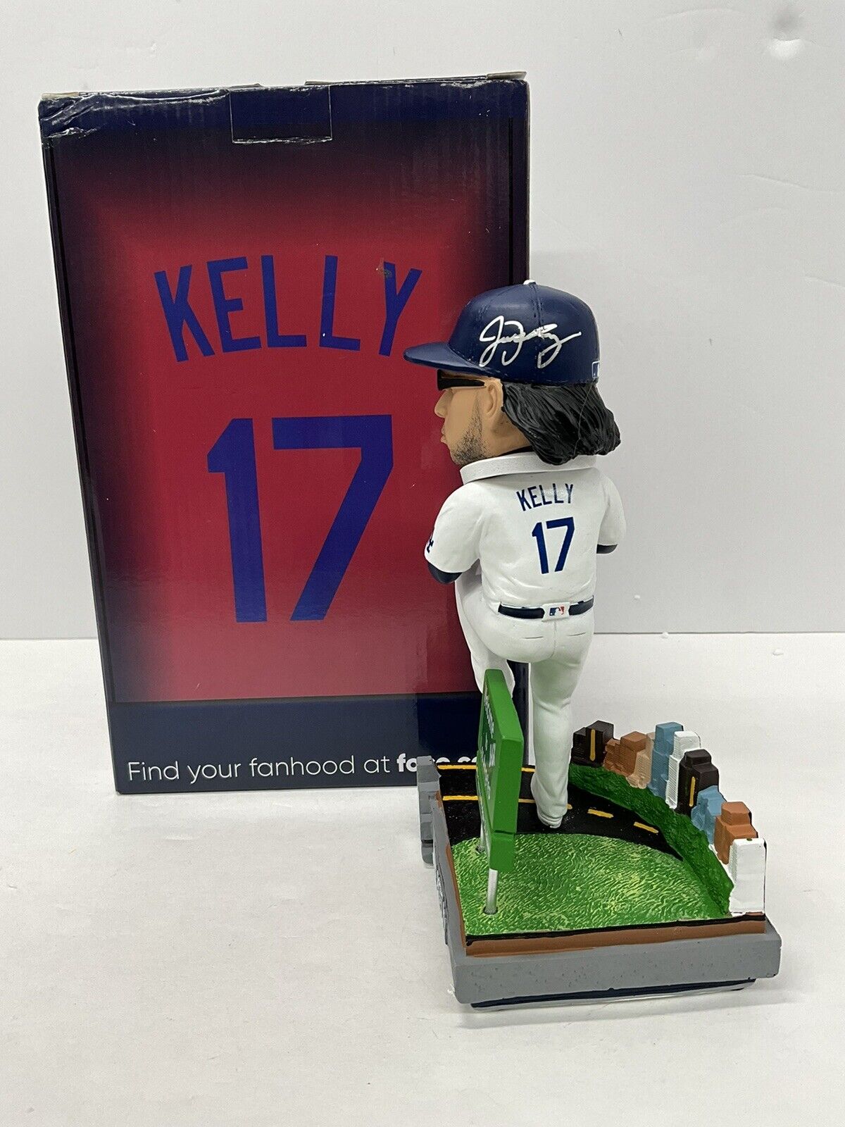 JOE KELLY SIGNED WELCOME BACK TO LA DODGERS FOCO /72 BOBBLEHEAD PSA 3C13436