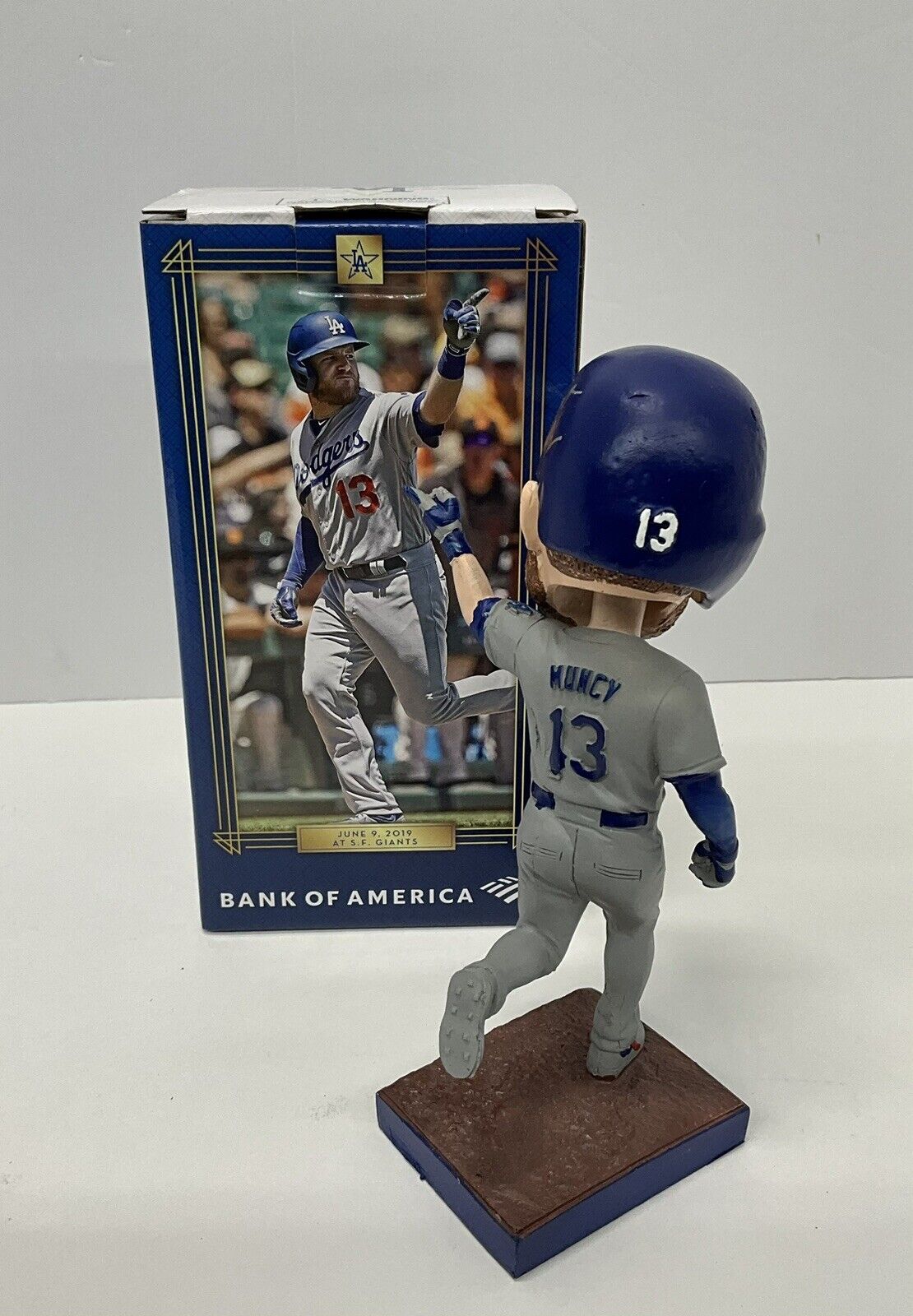 MAX MUNCY SIGNED DODGERS 2021 SGA BOBBLEHEAD "GIANT KILLER" INSCRIPT PSA 2C51366