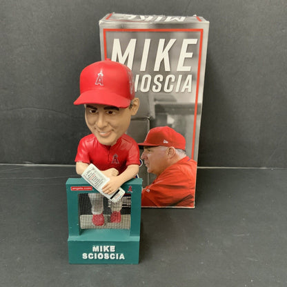 MIKE SCIOSCIA ANGELS 02 WS CHAMPION SIGNED 2018 SGA BOBBLEHEAD BECKETT WS31185