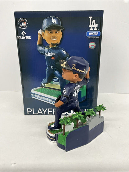 BRUSDAR GRATEROL SIGNED DODGERS FOCO CITY CONNECT BOBBLEHEAD BAZOOKA PSA 3C24660