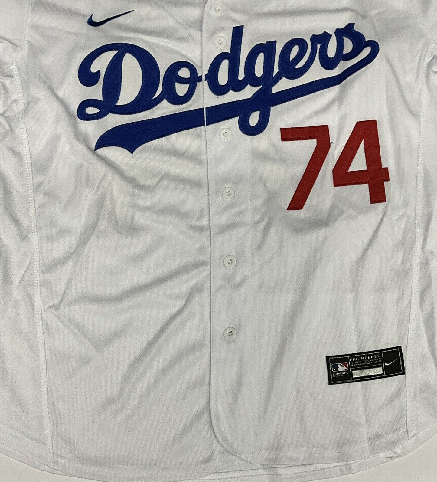 KENLEY JANSEN DODGERS SIGNED 2020 WORLD SERIES JERSEY 2020 WS CHAMP" PSA 1C53071