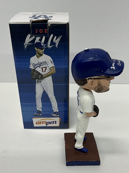 JOE KELLY SIGNED DODGERS 2019 SGA BOBBLEHEAD "2020 WS CHAMPS" INSC PSA 2C74715