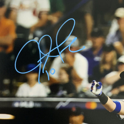 JUSTIN TURNER DODGERS SIGNED 16X20 2021 ALL STAR GAME PHOTO PSA WITNESS