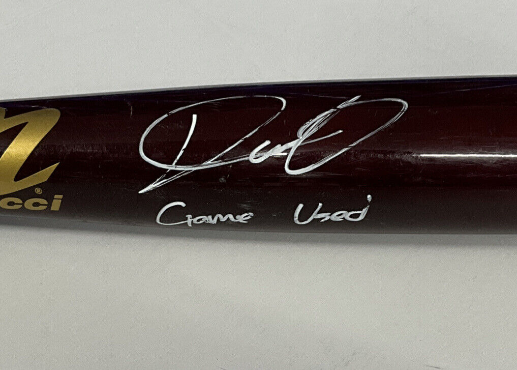 DIEGO CARTAYA DODGERS #1 PROSPECT SIGNED GAME USED MARUCCI BAT BAS BH019504