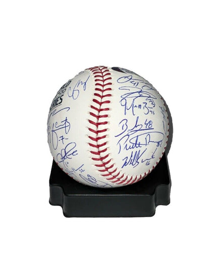 DODGERS 2020 WORLD SERIES BASEBALL SIGNED FULL ROSTER TEAM 29 AUTOS PSA 9A47985