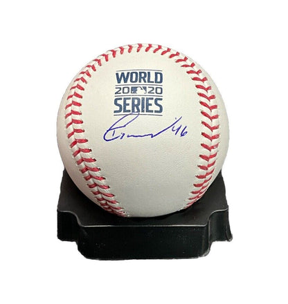 TONY GONSOLIN DODGERS 2020 WS CHAMPION SIGNED 2020 WORLD SERIES BASEBALL PSA