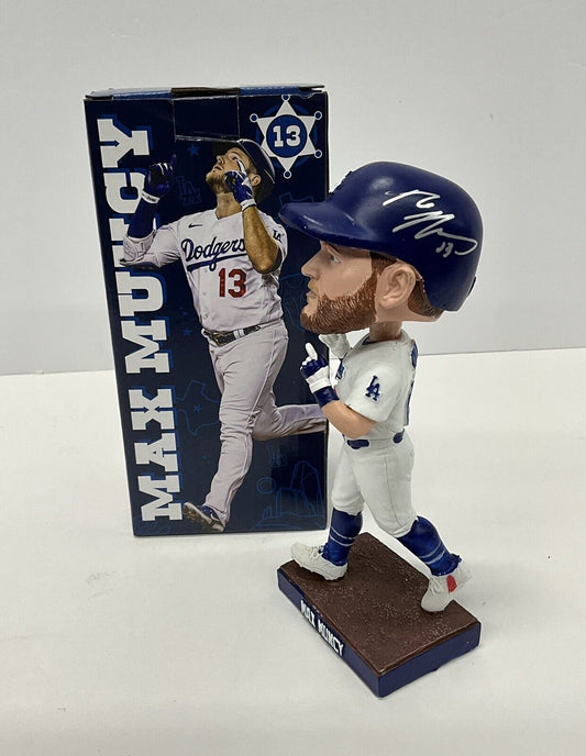 MAX MUNCY 2020 WS CHAMP SIGNED DODGERS 2022 SGA BOBBLEHEAD PSA 1C89582