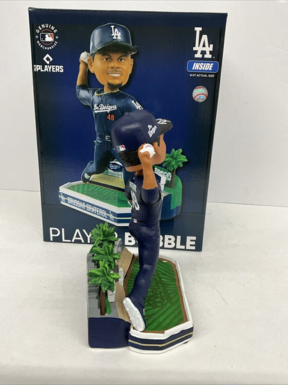 BRUSDAR GRATEROL SIGNED DODGERS FOCO CITY CONNECT BOBBLEHEAD BAZOOKA PSA 3C24582