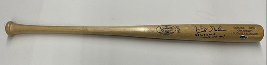 KIRK GIBSON DODGERS SIGNED LOUISVILLE SLUGGER BAT "88 WS WALK OFF HR BAS W140599