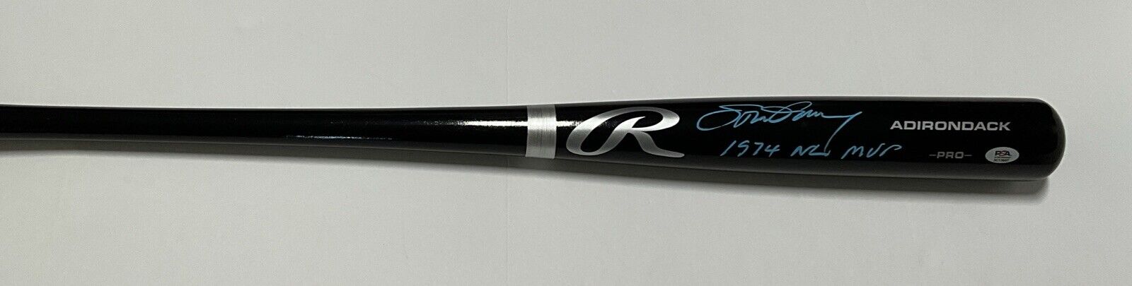 STEVE GARVEY DODGER SIGNED RAWLINGS FULL SIZE BAT "1974 NL MVP" INS PSA 3C13607