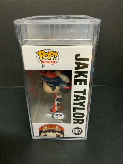 TOM BERENGER SIGNED "JAKE TAYLOR" FUNKO POP SLABBED GEM MT 10 PSA AJ24236