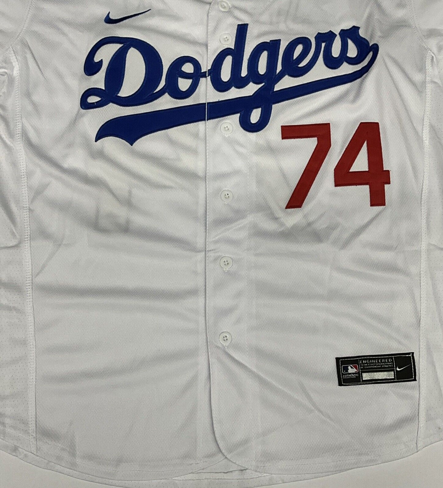 KENLEY JANSEN DODGERS SIGNED 2020 WORLD SERIES JERSEY 2020 WS CHAMP" PSA 1C53072