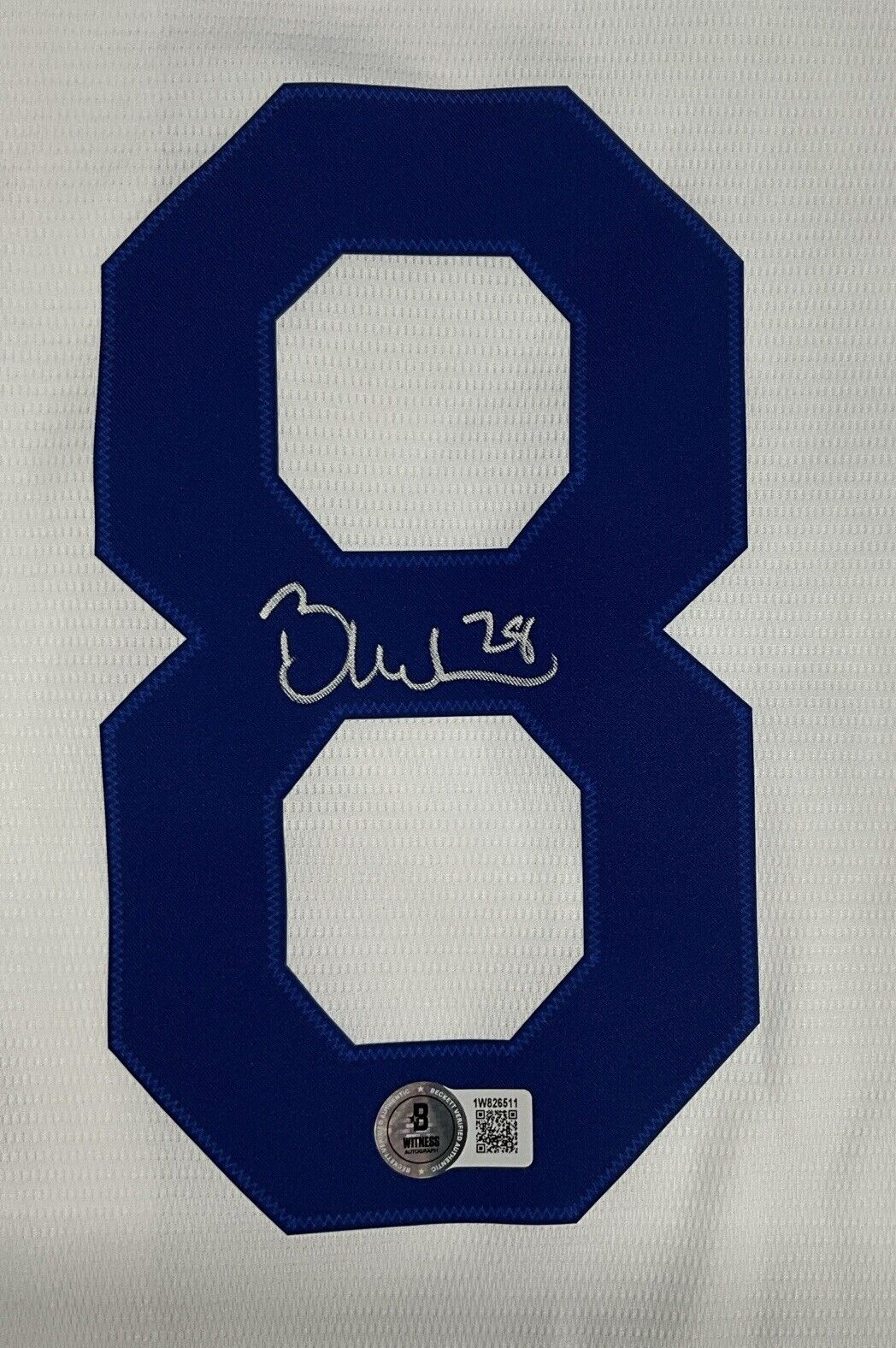 BOBBY MILLER SIGNED DODGERS NIKE JERSEY "MILLER TIME" INSCRIP BECKETT 1W826511