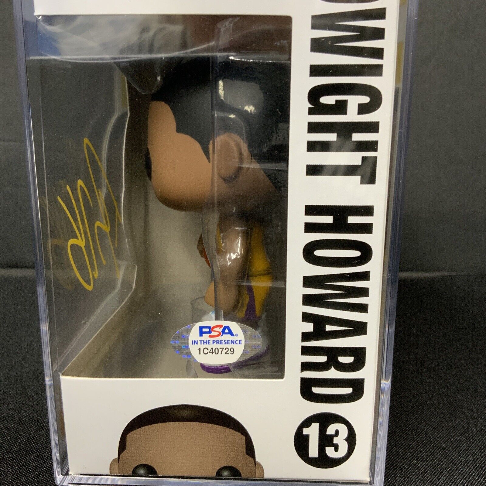 DWIGHT HOWARD SIGNED LAKERS #13 FUNKO POP PSA SLABBED GEM MINT 10