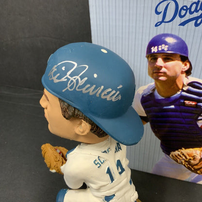 MIKE SCIOSCIA DODGERS WS CHAMPION SIGNED 2012 SGA BOBBLEHEAD BECKETT WS31156