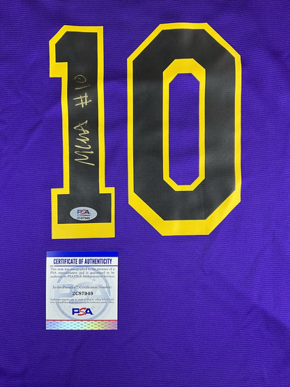 MAX CHRISTIE SIGNED LOS ANGELES LAKERS FANATICS PURPLE JERSEY PSA ITP 2C87949