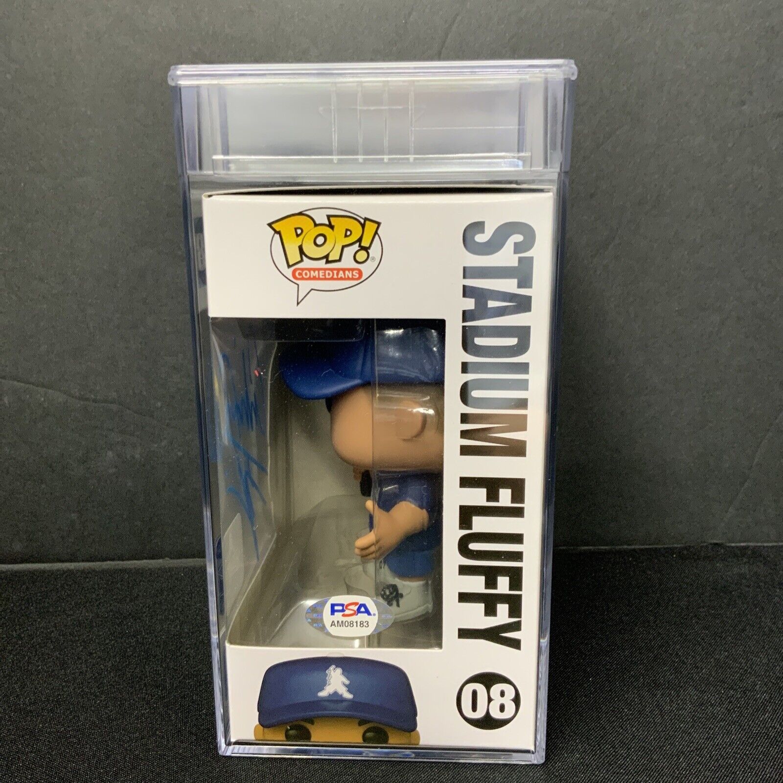 GABRIEL IGLESIAS SIGNED "STADIUM FLUFFY" FUNKO POP 08 PSA GEM MT 10 AUTO AM08183