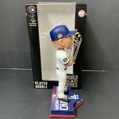 JULIO URIAS DODGERS SIGNED 2020 WORLD SERIES CHAMPIONSHIP BOBBLEHEAD BAS WZ59938