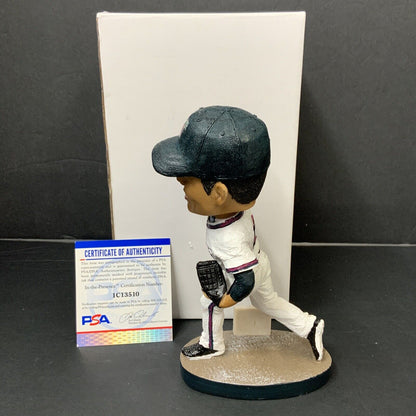 BRUSDAR GRATEROL DODGERS SIGNED MIRACLE MIGHTY MUSSELS BOBBLEHEAD PSA 1C13510