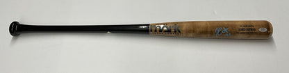 JAMES OUTMAN DODGERS SIGNED MARK LUMBER GAME MODEL J01 MAPLE BAT PSA RG51301