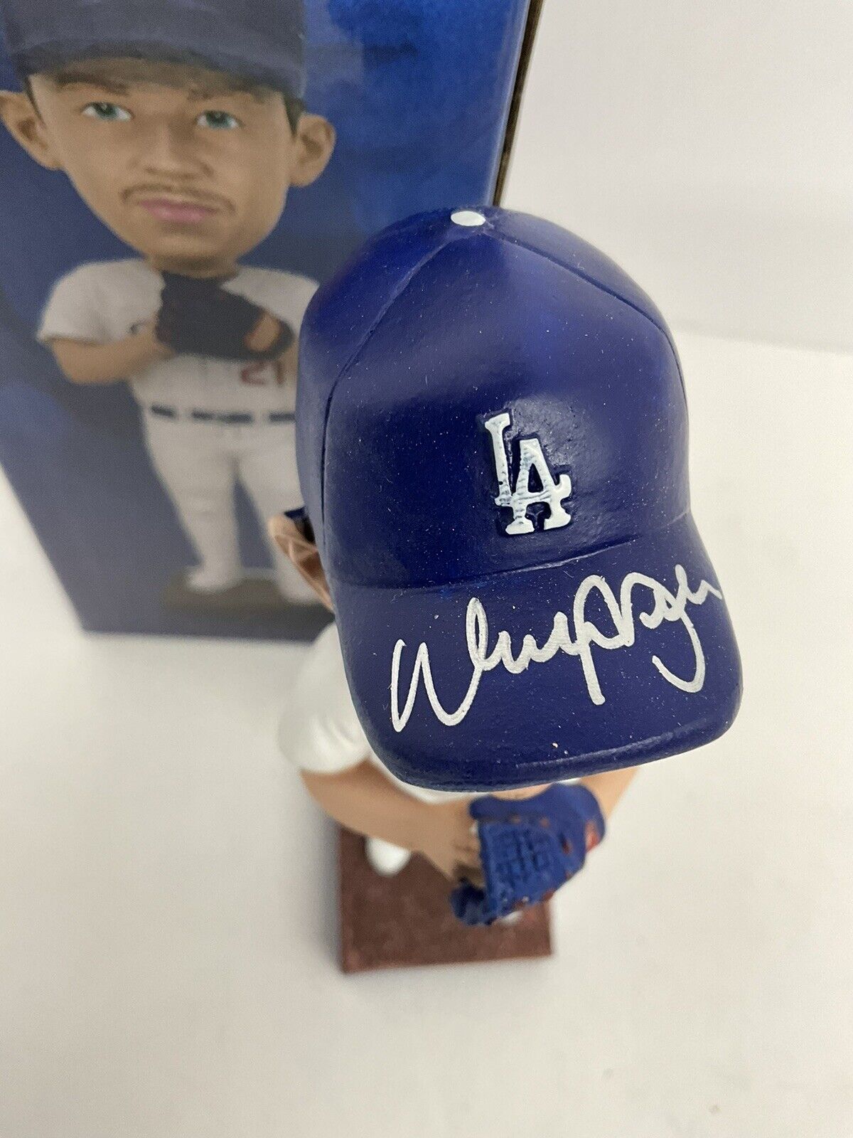 WALKER BUEHLER 2020 WS CHAMP SIGNED DODGERS 2024 SGA BOBBLEHEAD BAS 1W557070