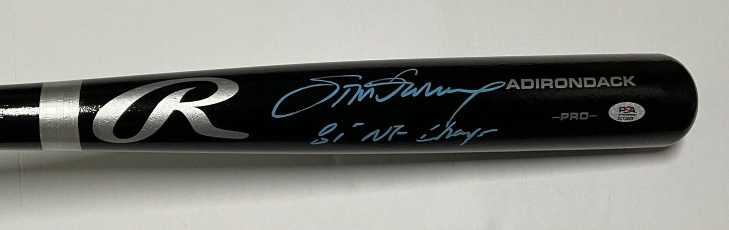 STEVE GARVEY DODGER SIGNED RAWLINGS FULL SIZE BAT "81 WS CHAMPS" INS PSA 3C13609