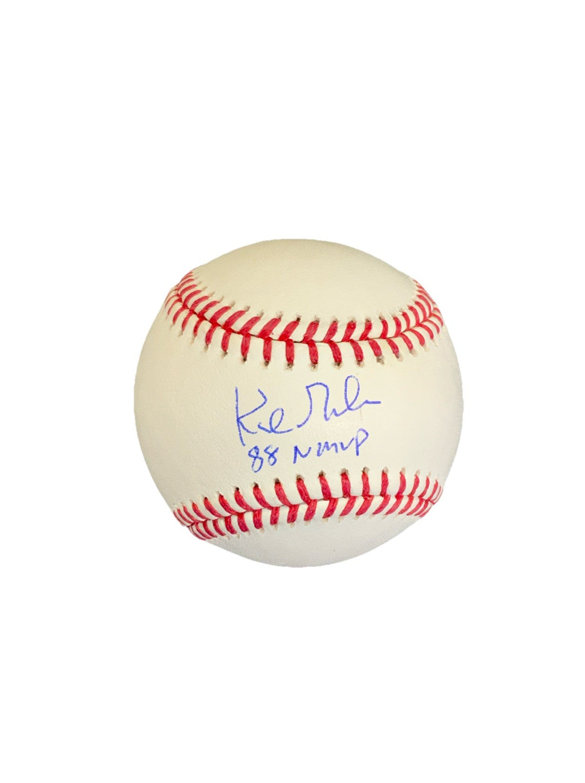 KIRK GIBSON DODGERS WS CHAMPION SIGNED MLB BASEBALL "88 NL MVP" BECKETT WITNESS