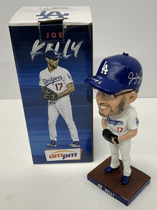 JOE KELLY SIGNED DODGERS 2019 SGA BOBBLEHEAD "2020 WS CHAMPS" INSC PSA 2C74715