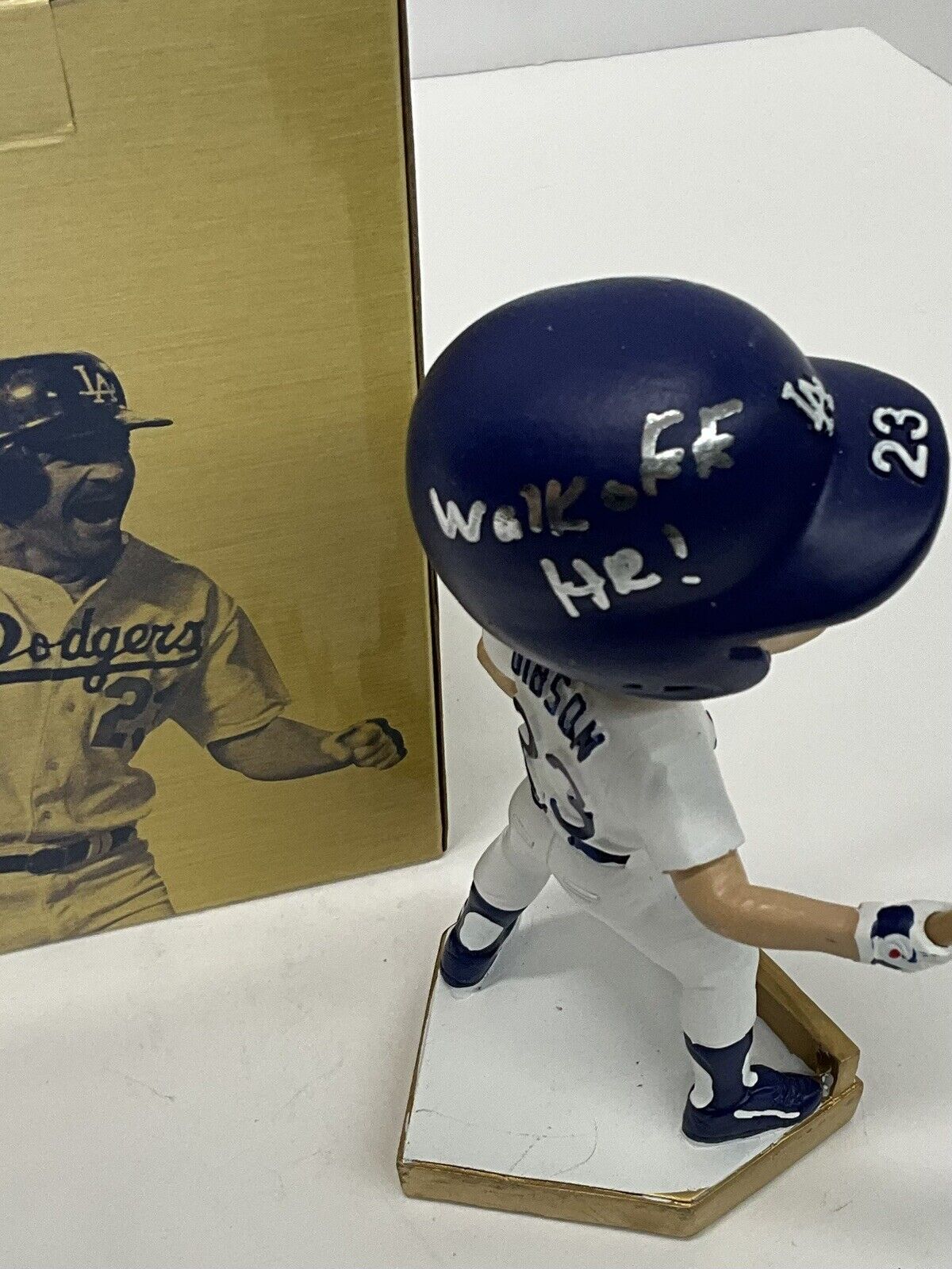 KIRK GIBSON DODGERS SIGNED 2019 SGA BOBBLEHEAD "88 WS WALK OFF HR" PSA 3T04231