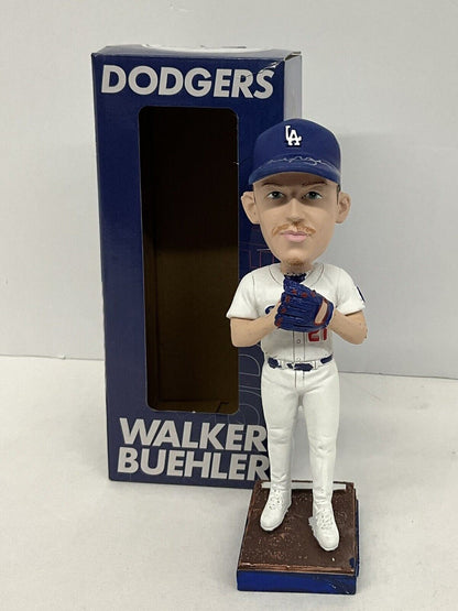 WALKER BUEHLER 2020 WS CHAMP SIGNED DODGERS 2024 SGA BOBBLEHEAD BAS 1W557071