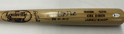 KIRK GIBSON DODGERS SIGNED LOUISVILLE SLUGGER MODEL BAT "88 NL MVP" BAS WE78257