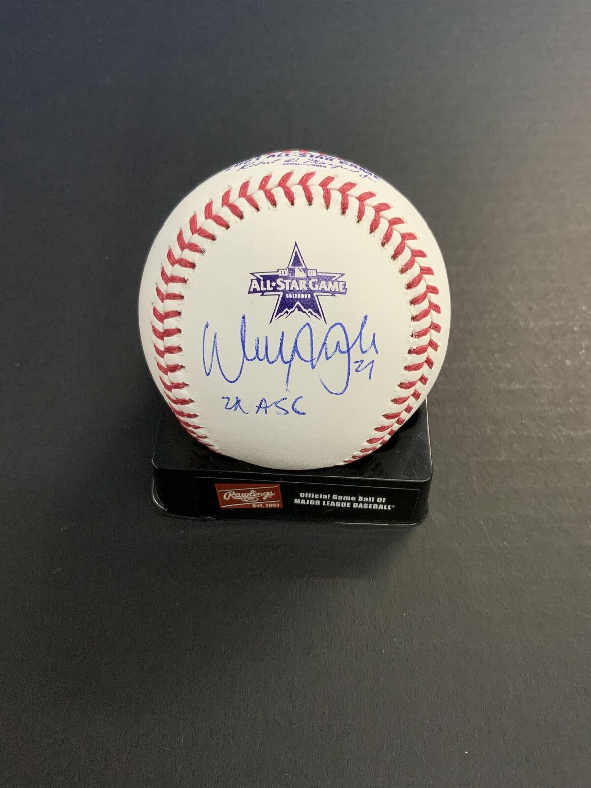 WALKER BUEHLER DODGERS SIGNED 2021 ALL STAR GAME BASEBALL "2X ASG" BECKETT 