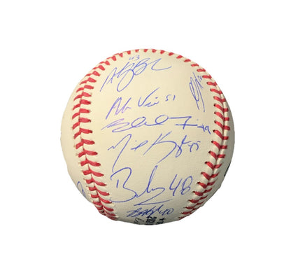 DODGERS SIGNED 2024 WORLD SERIES BALL 21 AUTOS FREEMAN TEO MUNCY BUEHLER PSA 072