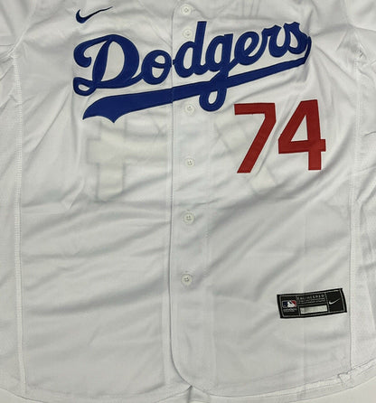 KENLEY JANSEN DODGERS SIGNED 2020 WORLD SERIES JERSEY 2020 WS CHAMP" PSA 1C53074