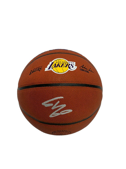 SHAQUILLE O'NEAL SIGNED LOS ANGELES LAKERS WILSON LOGO BASKETBALL BAS 1W489432