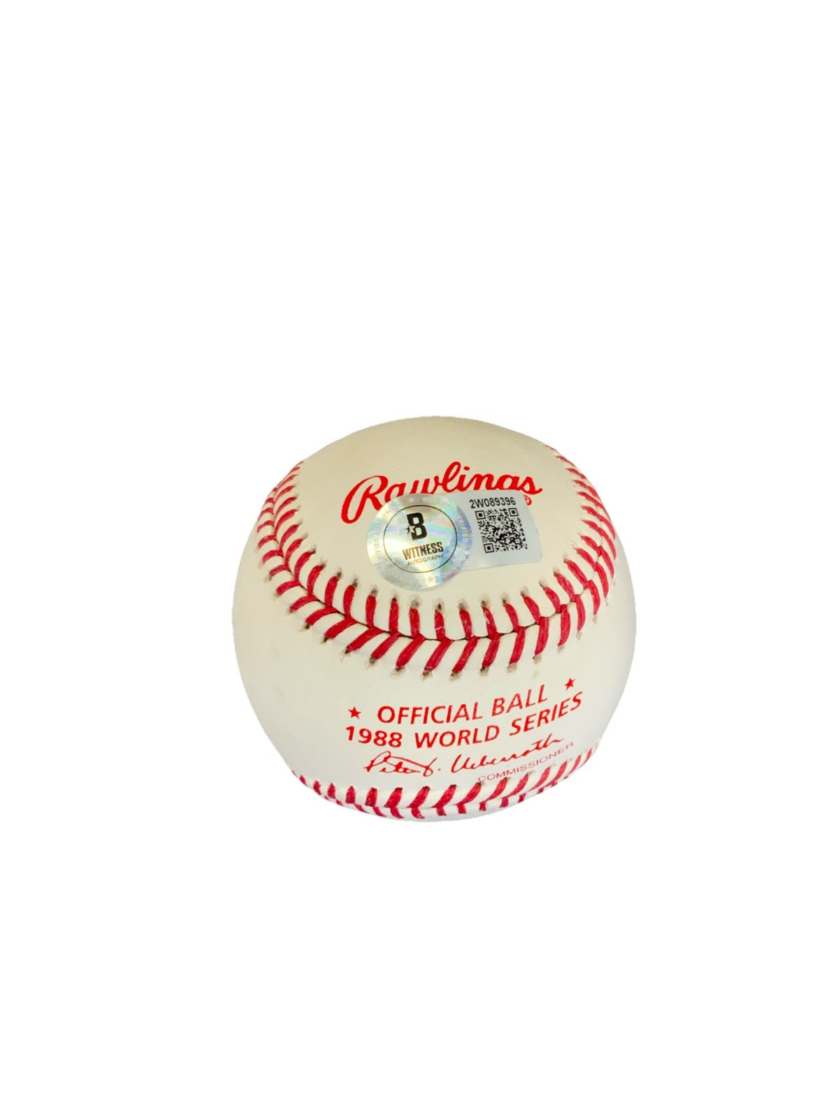 KIRK GIBSON DODGERS SIGNED 88 WORLD SERIES BASEBALL "88 WS GM 1 WALK OFF HR" BAS