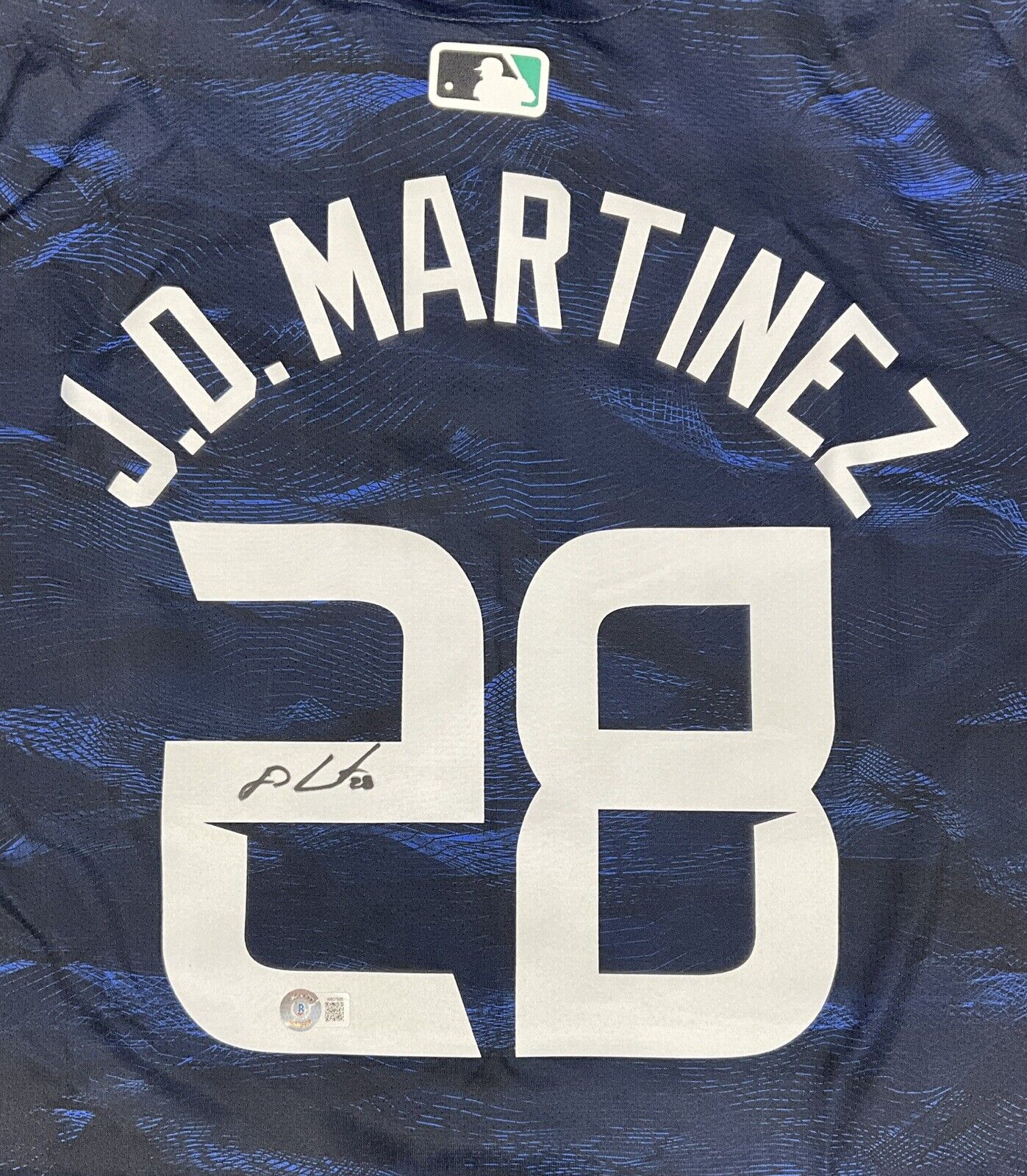 JD MARTINEZ DODGERS RED SOX SIGNED NIKE 2023 ALL STAR GAME JERSEY BAS W807886