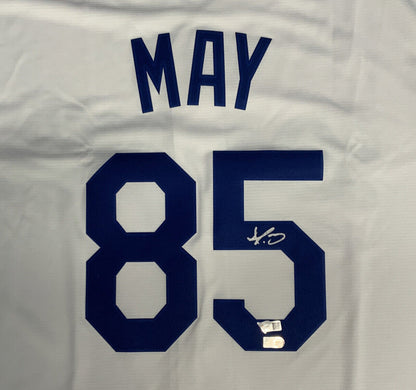 DUSTIN MAY DODGERS 2020 WORLD SERIES CHAMPION SIGNED NIKE JERSEY MLB VS646166