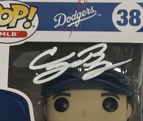CODY BELLINGER SIGNED LOS ANGELES DODGERS WS CHAMP FUNKO POP 38 BECKETT AC09927
