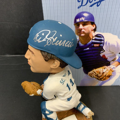 MIKE SCIOSCIA DODGERS WS CHAMPION SIGNED 2012 SGA BOBBLEHEAD BECKETT WS31156