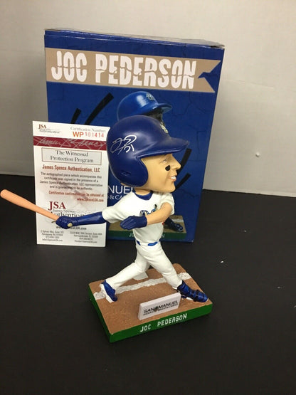 JOC PEDERSON DODGERS SIGNED RANCHO CUCAMONGA QUAKES SGA BOBBLEHEAD JSA COA