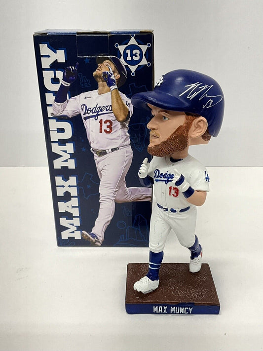 MAX MUNCY 2020 WS CHAMP SIGNED DODGERS 2022 SGA BOBBLEHEAD PSA 2C51350