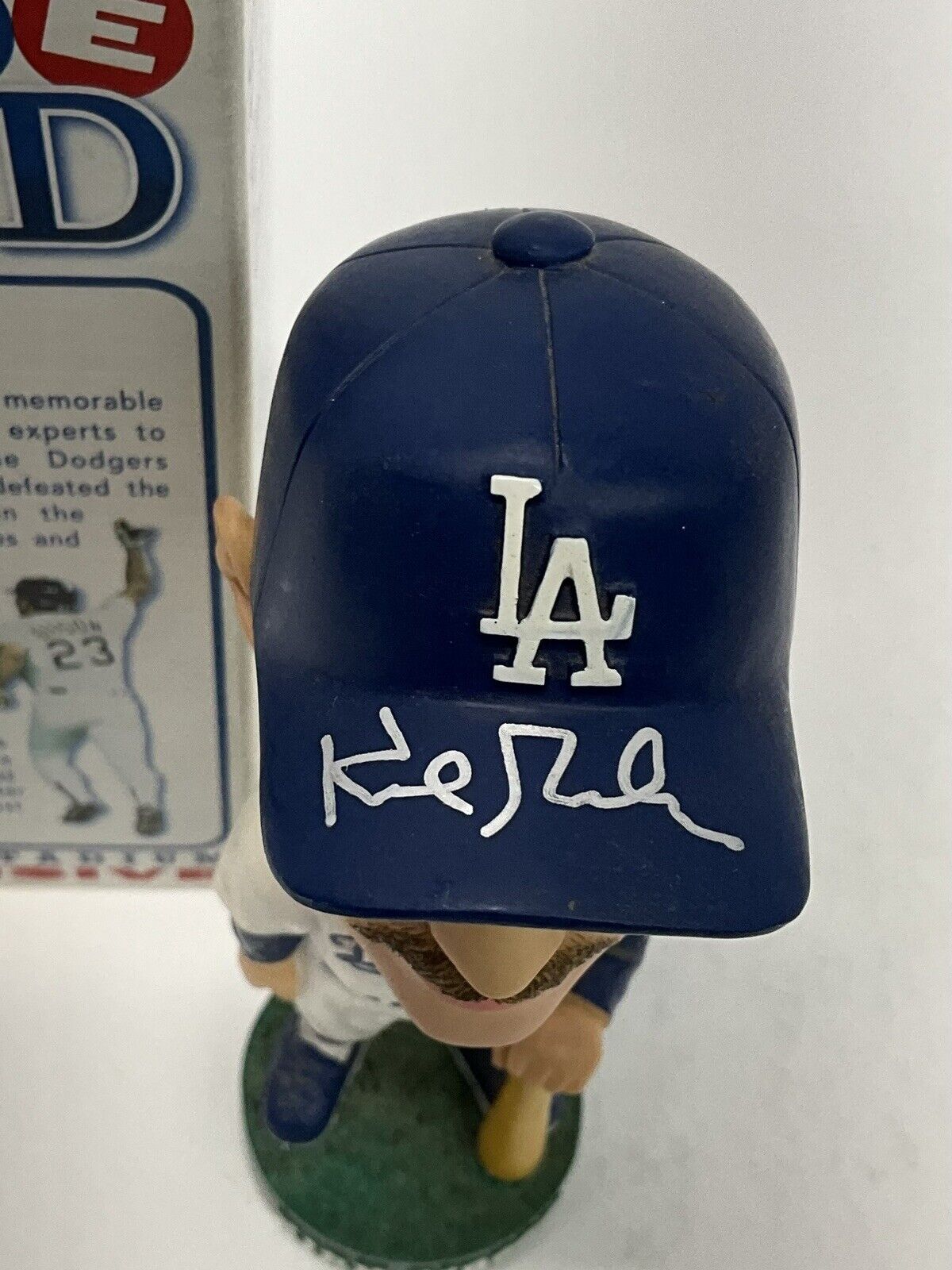 KIRK GIBSON DODGERS 88 WS CHAMPION SIGNED 2001 SGA BOBBLEHEAD PSA AI32876