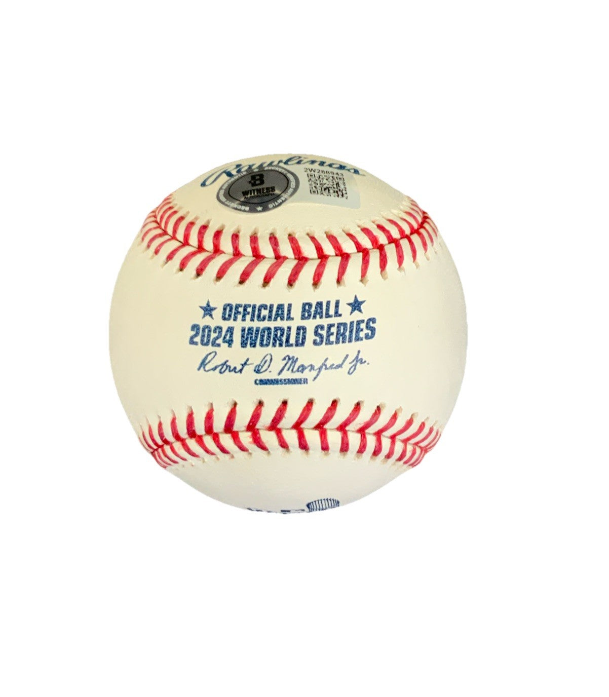 ALEX VESIA DODGERS SIGNED 2024 WORLD SERIES BASEBALL  BECKETT